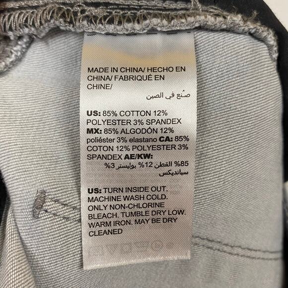 Chico’s Gray Cotton Stretch Slim Leg Jeans Size 10 - Picture 5 of 11